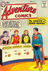 Adventure Comics (DC, 1938 series)  #247 (April 1958) — The Legion of Super-Heroes!