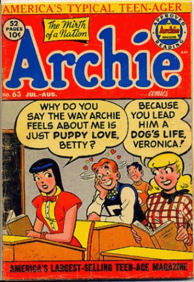 Archie Comics (Archie, 1942 series) #63 (July-August 1953)