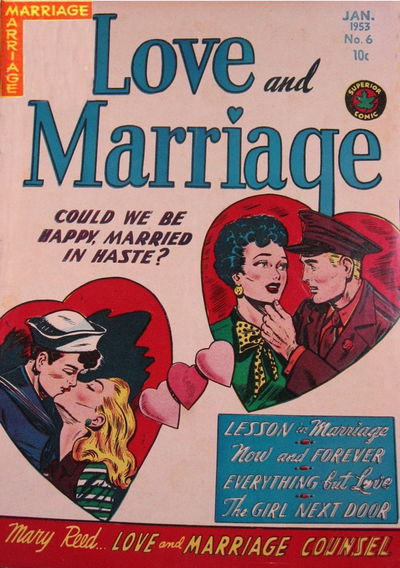 Love and Marriage (Superior, 1952? series) #6 (January 1953)