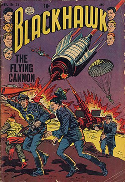 Blackhawk (Quality, 1944 series) #75 (April 1954)