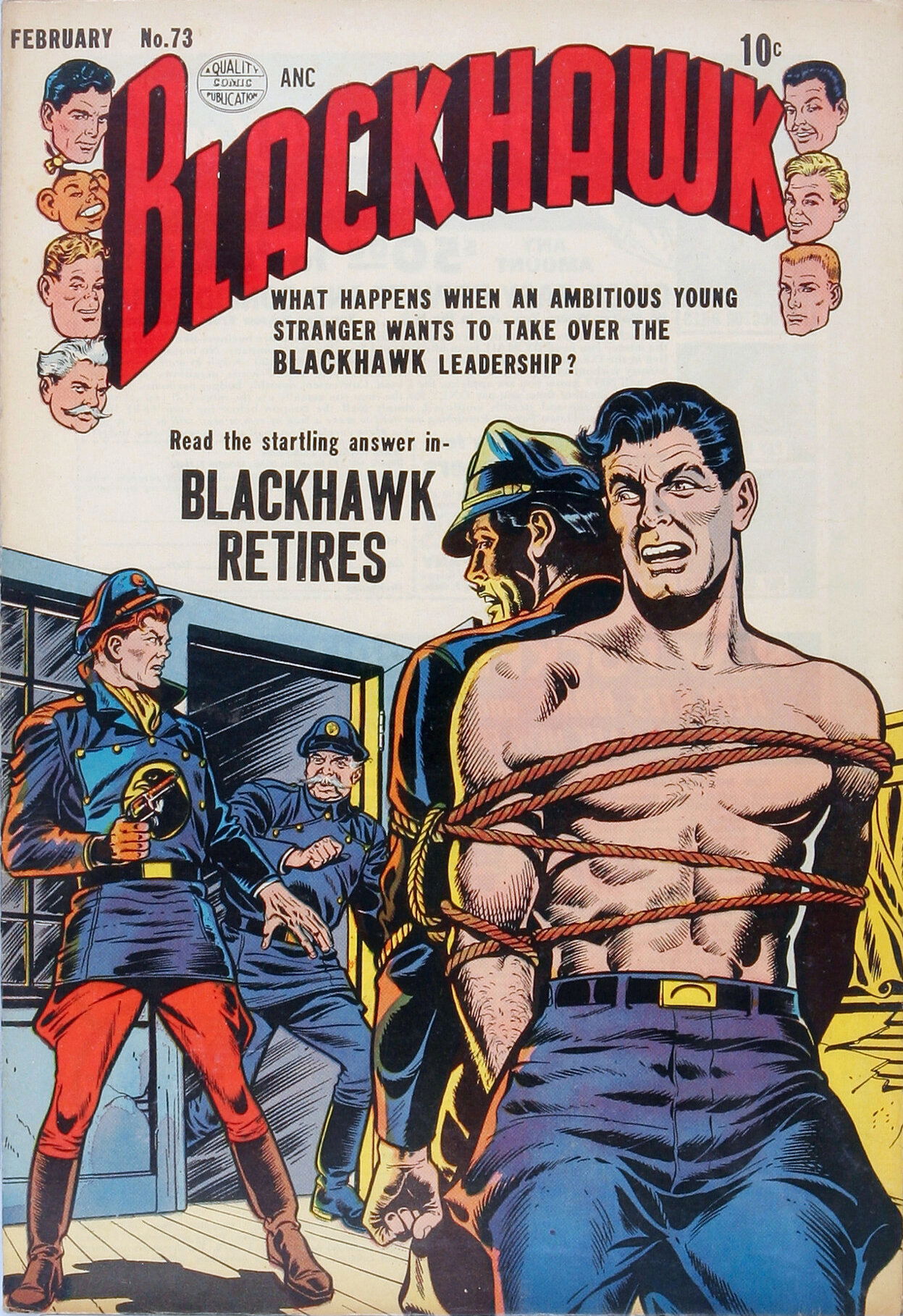 Blackhawk (Quality, 1944 series) #73 (February 1954)