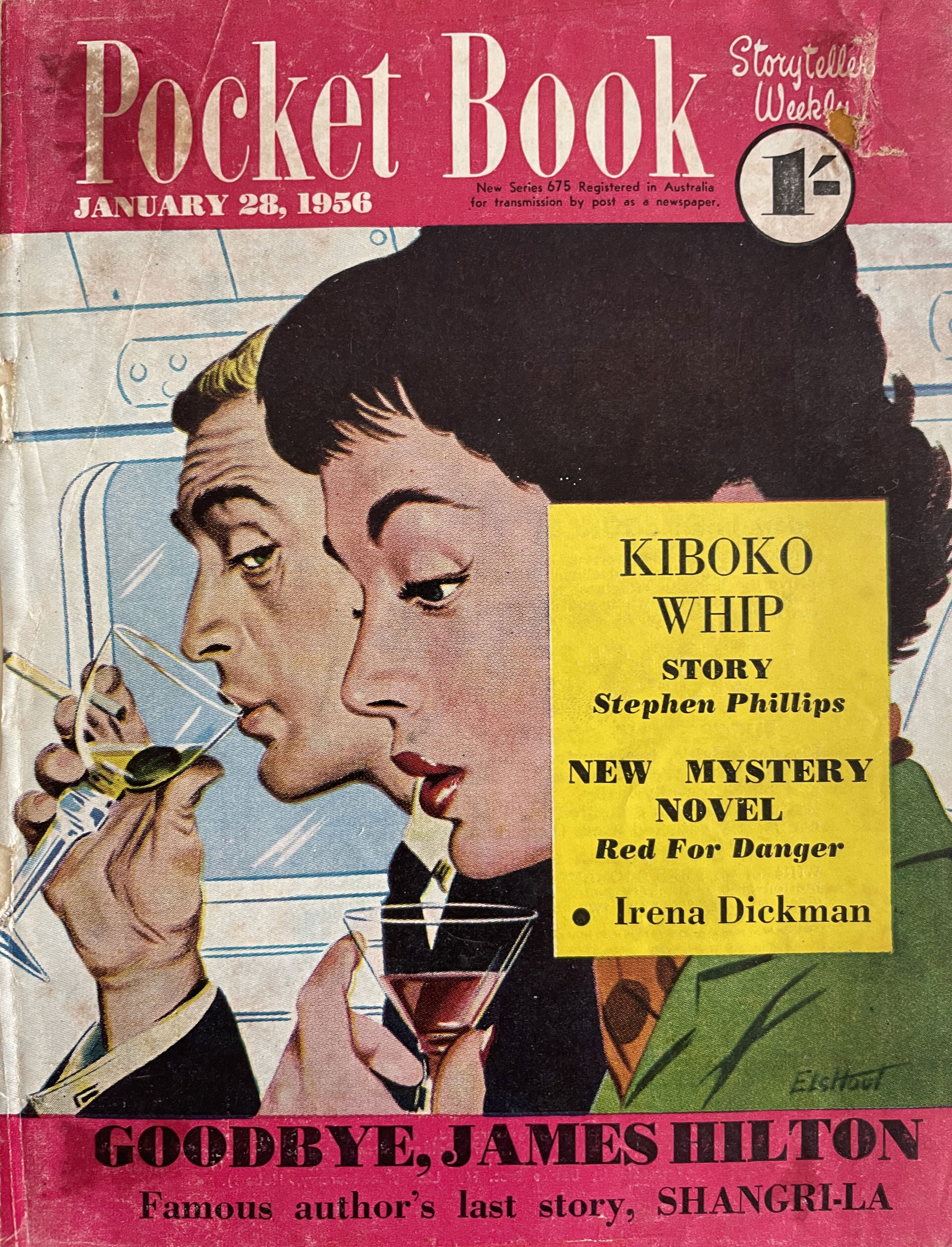 Pocket Book Storyteller Weekly (ANL, 1949? series) #675 (28 January 1956)