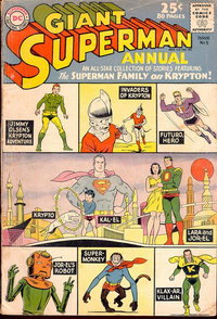 Superman Annual (DC, 1960 series)  #5 (Summer 1962) — The Superman Family on Krypton!