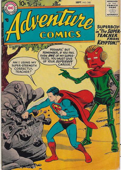 Adventure Comics (DC, 1938 series) #240 (September 1957)