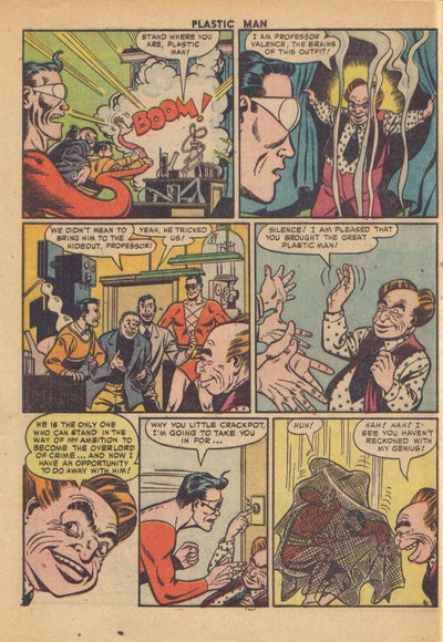 The Overlord of Crime! (<span class="fw-500">Plastic Man</span>  #33 (January 1952)), page 6