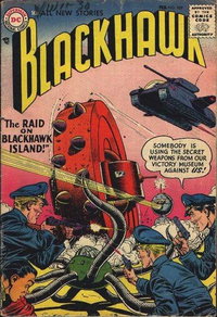Blackhawk (DC, 1957 series)  #109 (February 1957) — Untitled [The Raid on Blackhawk Island!]