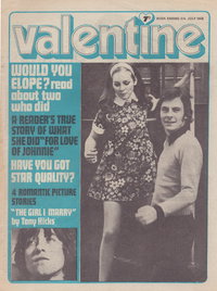 Valentine (IPC, 1968 series) 5 July 1969