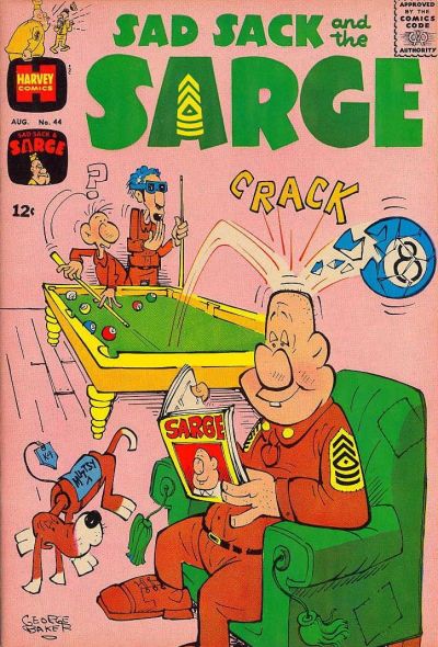 Sad Sack and the Sarge  #44 (August 1964)