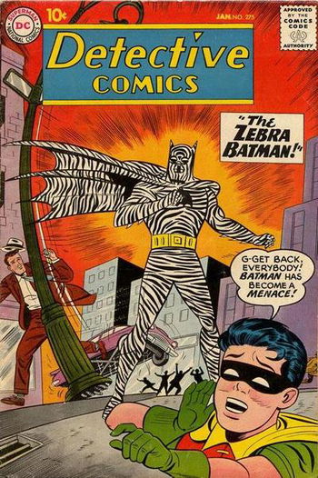The Zebra Batman!