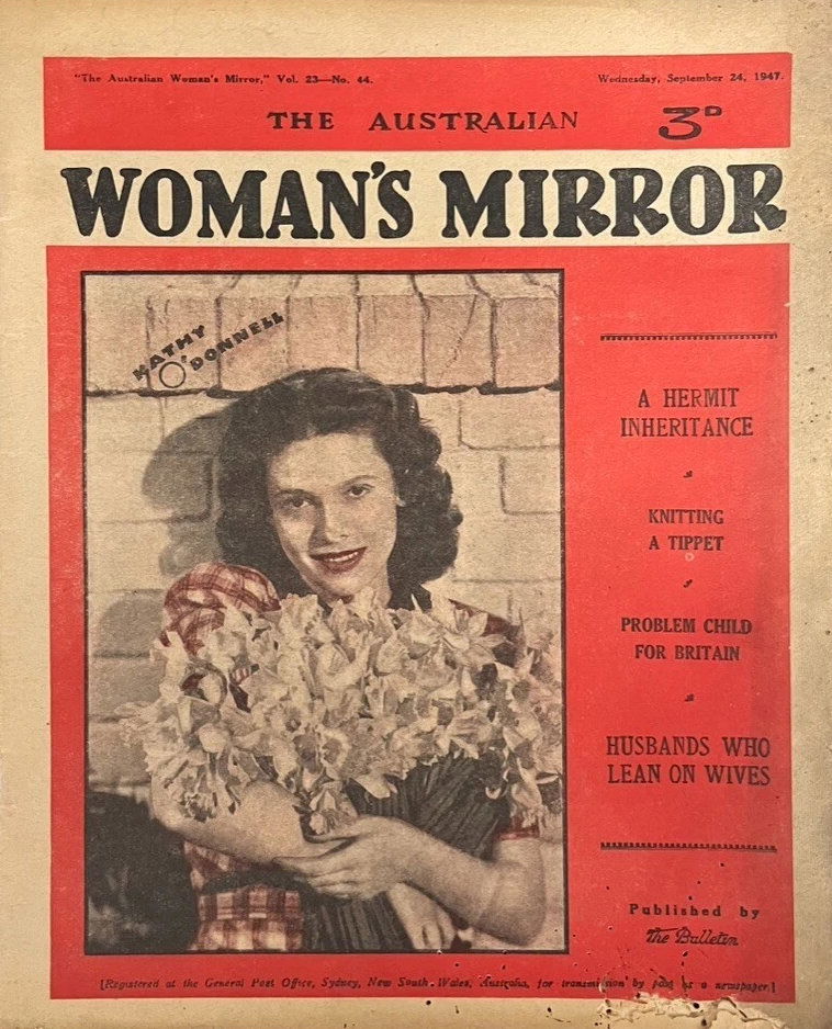 The Australian Woman's Mirror (Bulletin, 1924 series) v23#44 (24 September 1947)