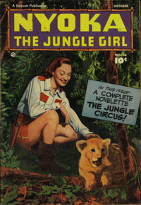 Nyoka the Jungle Girl (Fawcett, 1945 series)  #36 (October 1949) — The Jungle Circus!