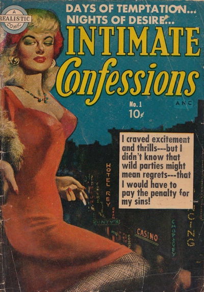 Intimate Confessions (Superior, 1951 series) #1 ([August 1951?])