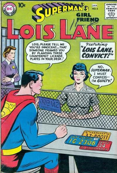 Superman's Girl Friend, Lois Lane (DC, 1958 series) #6 January 1959