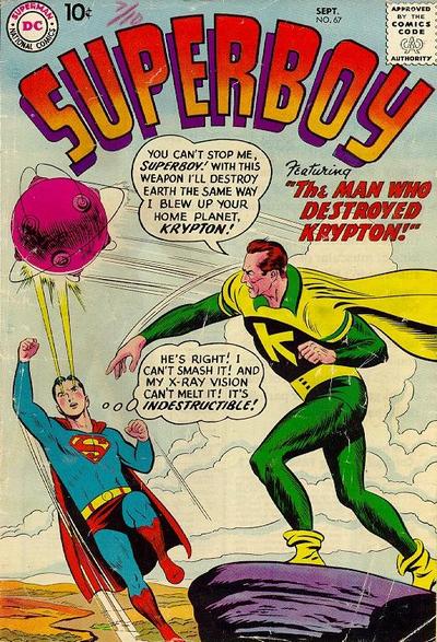Superboy (DC, 1949 series) #67 (September 1958)