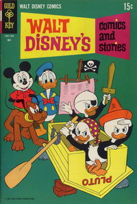 Walt Disney's Comics and Stories (Western, 1962 series)  v29#8 (344) (May 1969) — Untitled [Pluto's Doghouse as Pirate Ship]