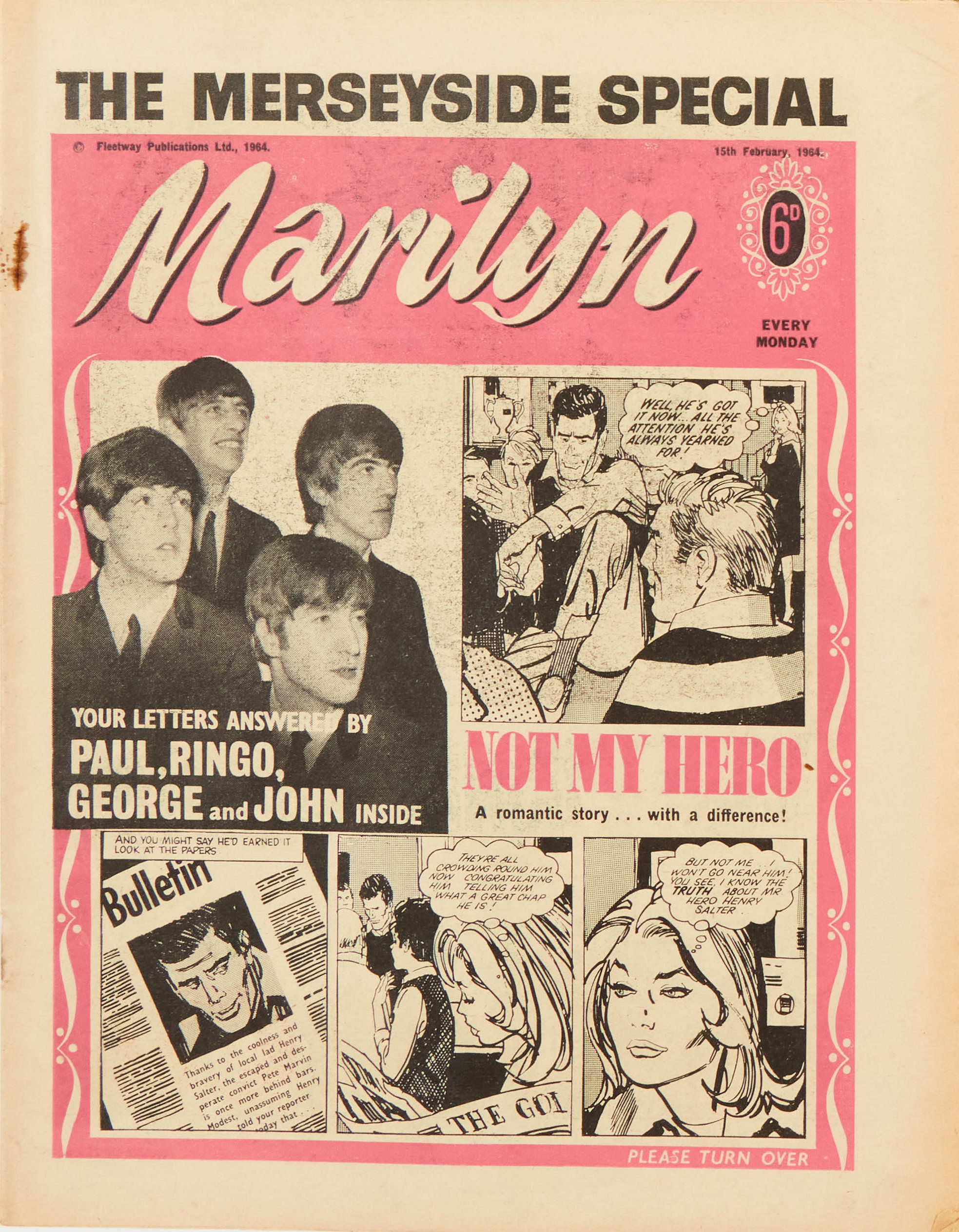 Marilyn (Fleetway, 1959? series) 15 February 1964 (15 February 1964)