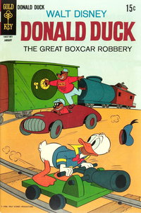 Donald Duck (Western, 1962 series)  #123 (January 1969) — The Great Boxcar Robbery