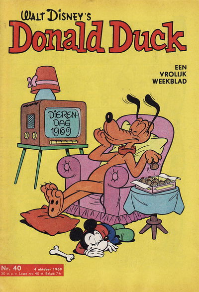 Donald Duck (Geïllustreerde Pers, 1952 series) #40/1969 (4 October 1969)