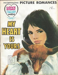 Love Story Picture Library (IPC, 1952 series) #834 (2 November 1970)