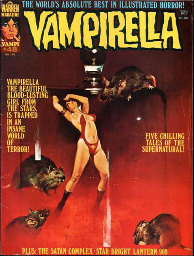 Vampirella (Warren, 1969 series) #48 January 1976