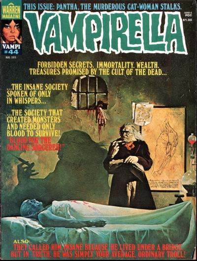 Vampirella (Warren, 1969 series) #44 (August 1975)