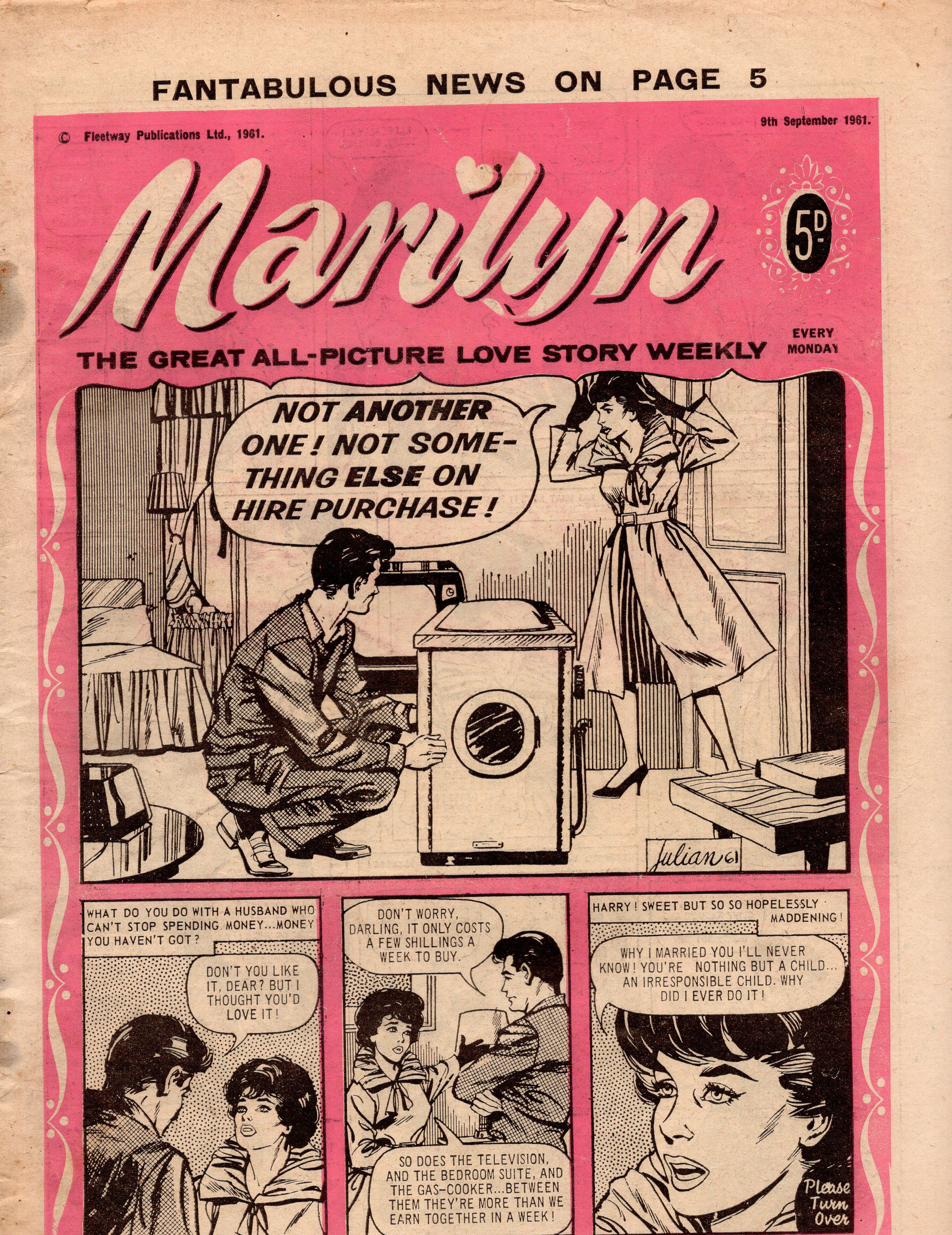 Marilyn (Fleetway, 1959? series) 9 September 1961 (9 September 1961)