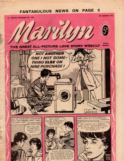 Marilyn (Fleetway, 1959? series) 9 September 1961 (9 September 1961)