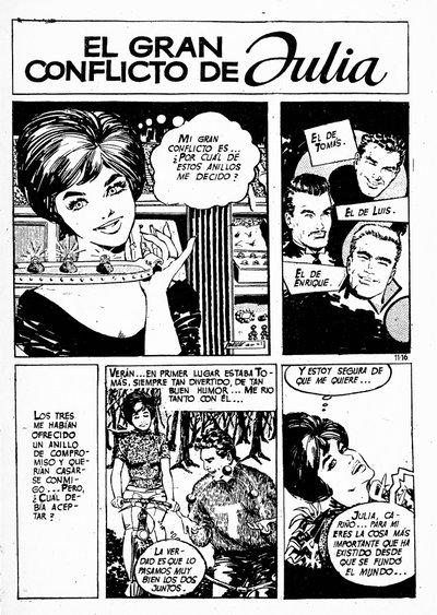 Romantica (IMDE, 1961 series)  #11 (diciembre 1961) — El gran conflicto de Julia