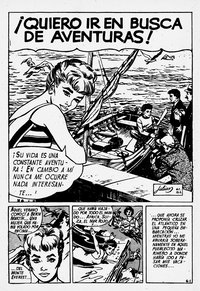 Romantica (IMDE, 1961 series)  #6 (noviembre 1961) — ¡Quiero ir en busca de aventuras!