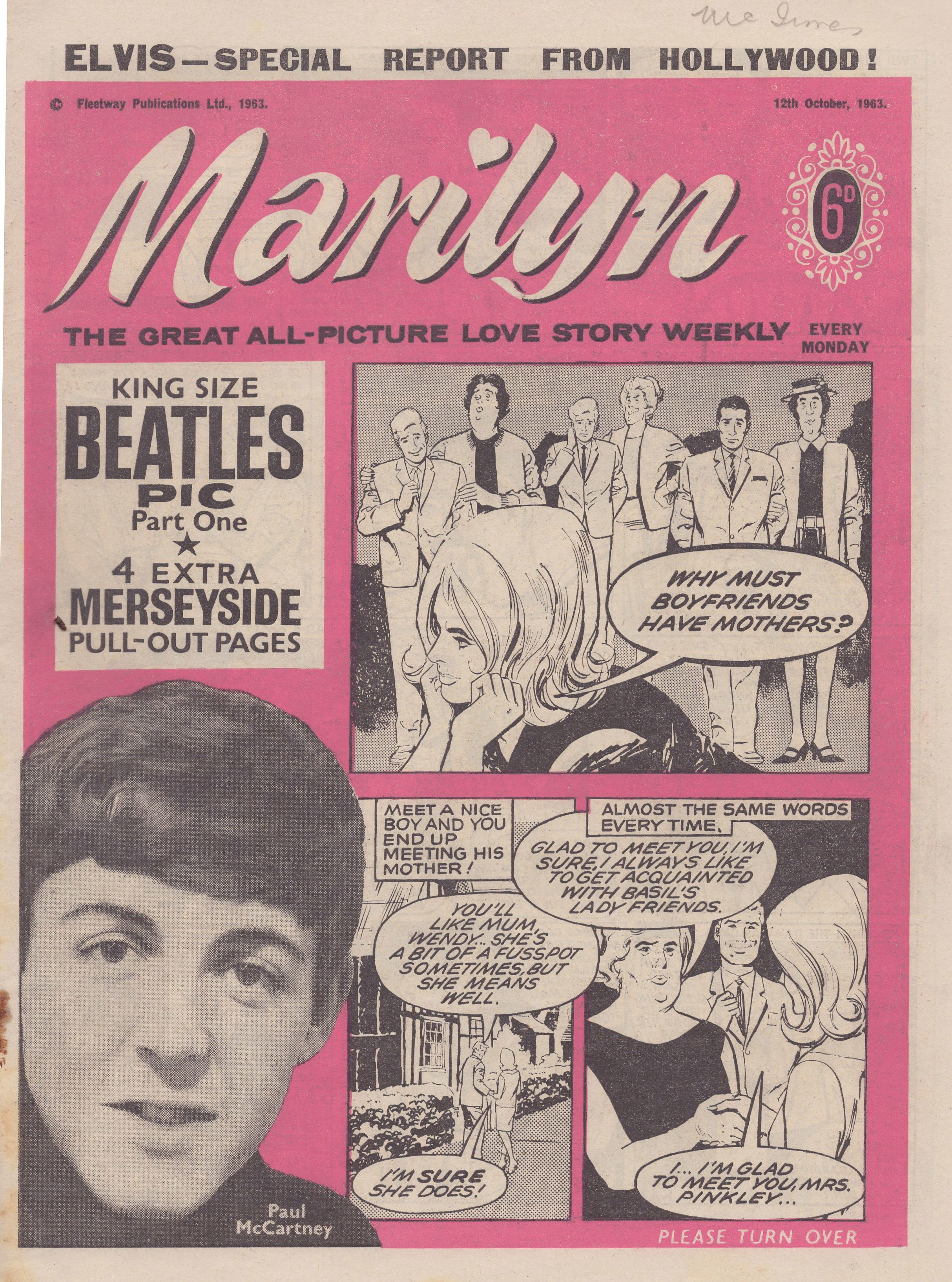 Marilyn (Fleetway, 1959? series) 12 October 1963 (12 October 1963)
