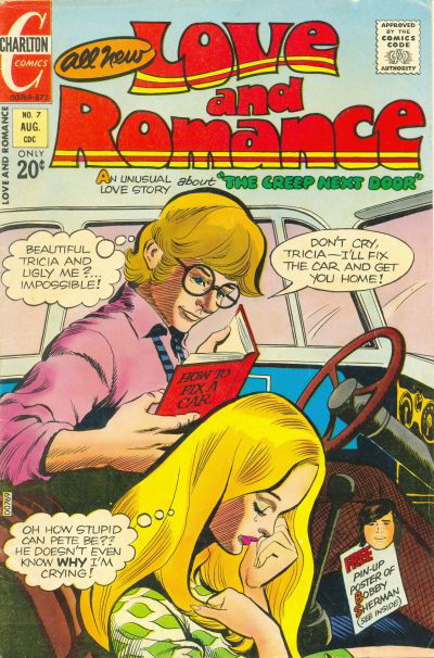 Love and Romance (Charlton, 1971 series) #7 August 1972