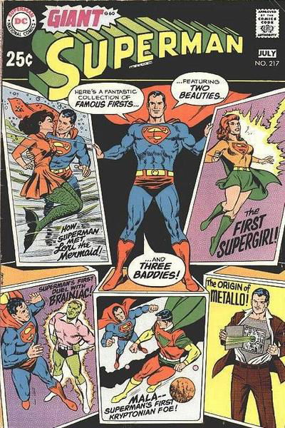 Superman (DC, 1939 series) #217 June-July 1969