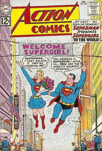 Superman Presents Supergirl to the World!