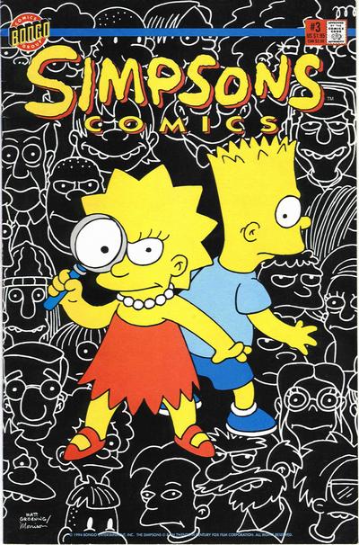 Simpsons Comics (Bongo, 1993 series) #3 ([March] 1994)