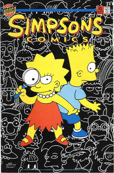 Simpsons Comics (Bongo, 1993 series) #3 ([March] 1994)
