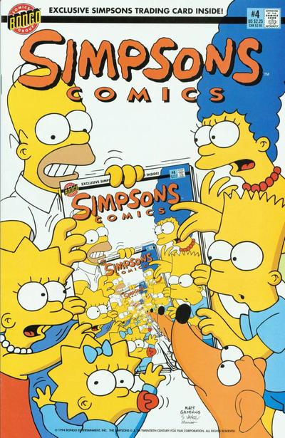 Simpsons Comics (Bongo, 1993 series) #4 ([May] 1994)
