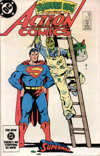 Ambush Bug Starring in Action Comics