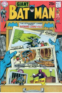 Batman (DC, 1940 series)  #218 (January-February 1970) — The Strangest Cases from Batman's Crime-File!
