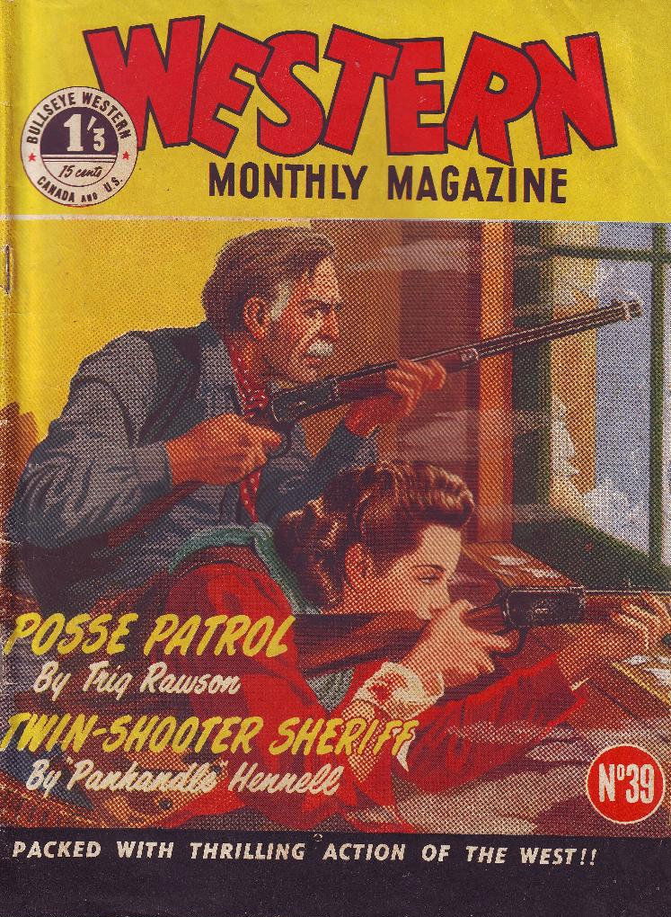 Bullseye Western Monthly Magazine (AGP, 1949 series) #39 ([November 1952?])