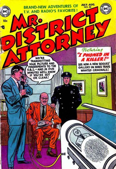 Mr. District Attorney (DC, 1948 series) #40 (July-August 1954)