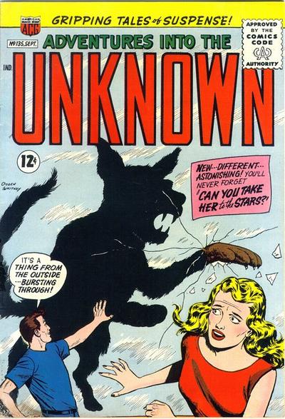 Adventures into the Unknown (ACG, 1948 series) #135 (September 1962)