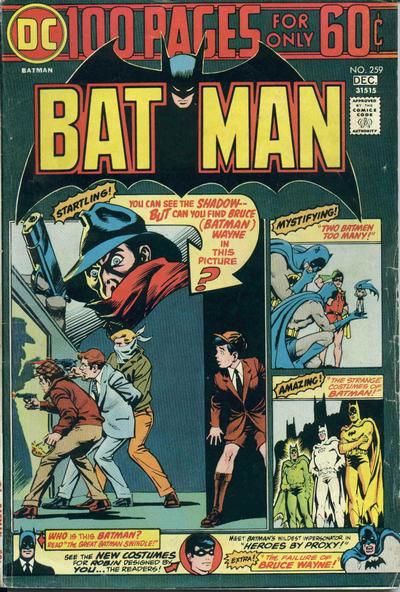 Batman (DC, 1940 series) #259 November-December 1974