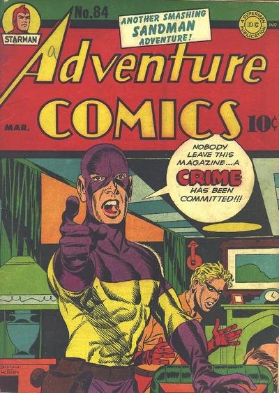 Adventure Comics (DC, 1938 series) #84 (March 1943)