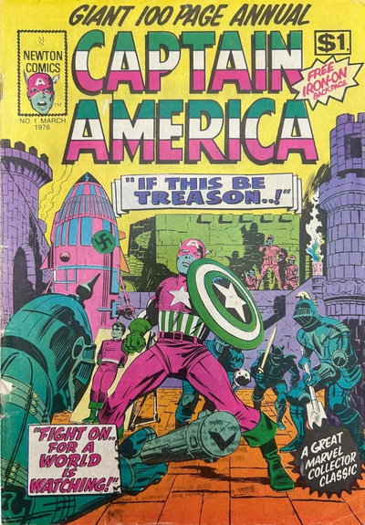 Captain America Giant 100 Page Annual  #1 (March 1976)