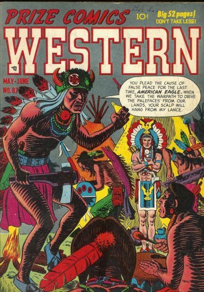 Prize Comics Western (Prize, 1948 series) v10#2 (87) (May-June 1951)