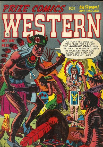 Prize Comics Western (Prize, 1948 series) v10#2 (87) (May-June 1951)