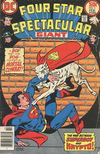 Four Star Spectacular (DC, 1976 series)  #6 (January-February 1977) — The War Between Superboy and Krypto!