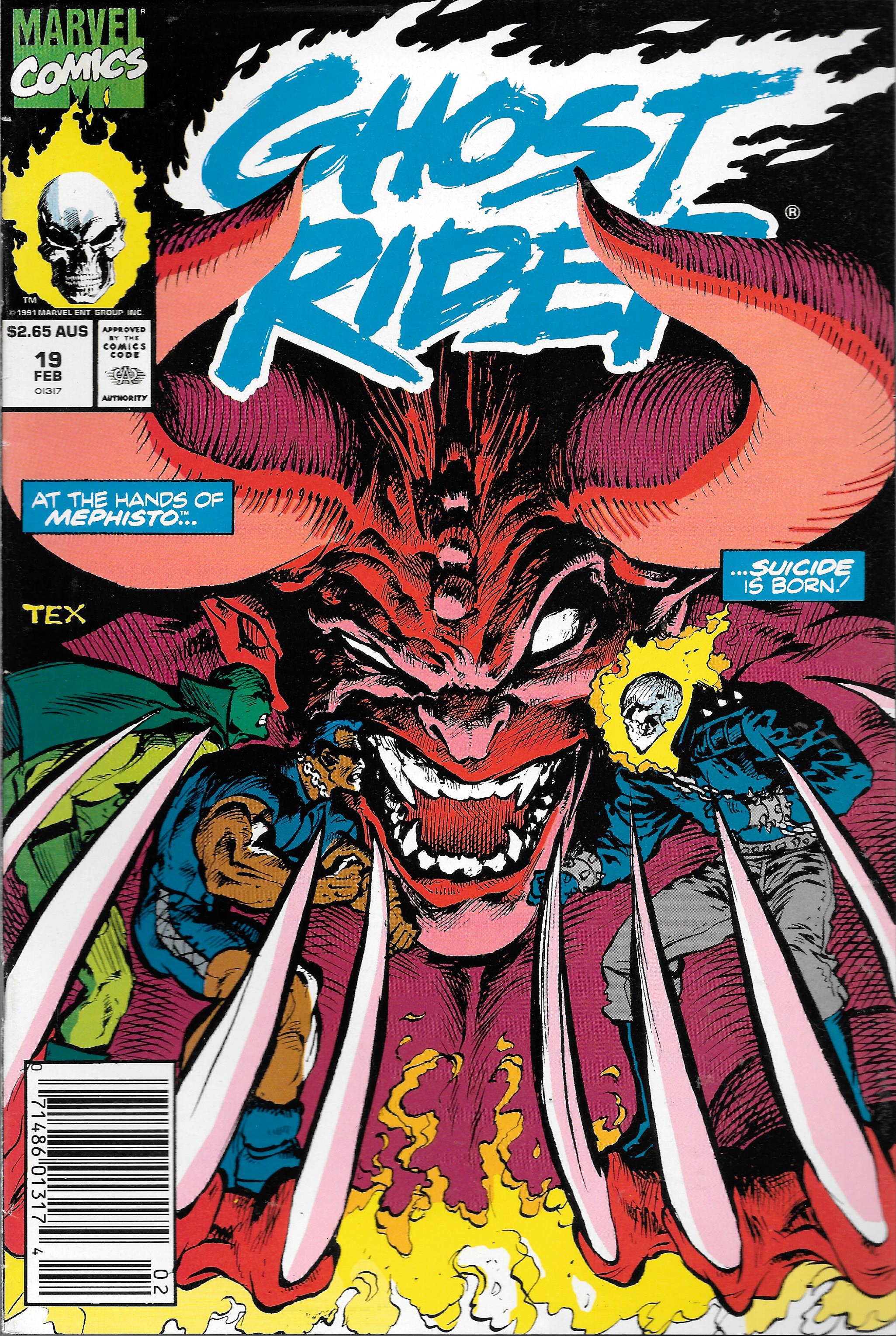 Ghost Rider (Marvel, 1992? series) #19 (February 1992)