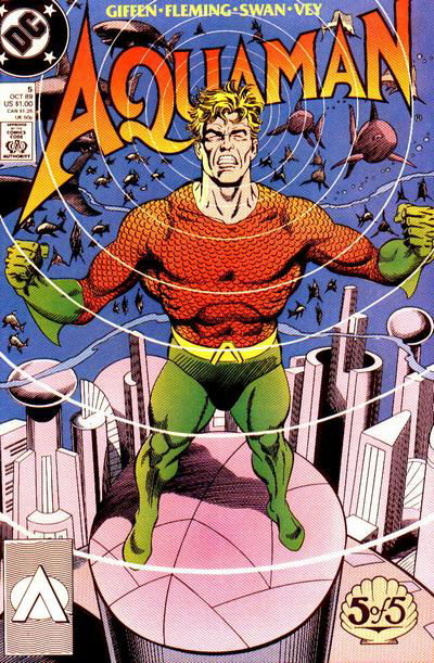 Aquaman (DC, 1989 series) #5 (October 1989)