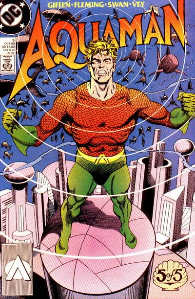 Aquaman (DC, 1989 series) #5 (October 1989)